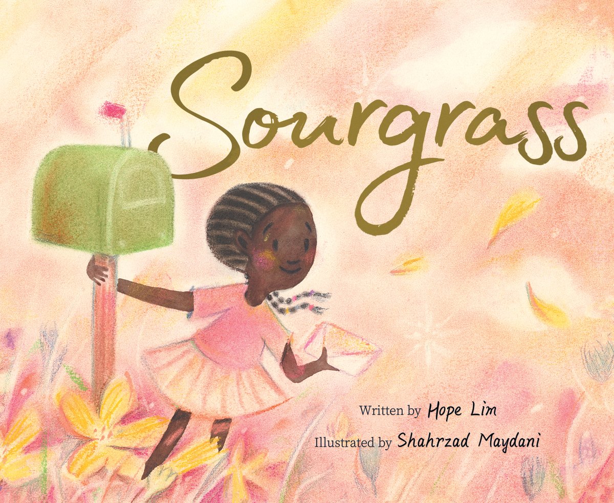 The soft, gentle palette of this hopeful friendship story, SOURGRASS, by @hope_lim and Shahrzad Maydani mirrors the delicate spring colors I'm watching sprout in my yard right now. Perfect picture book to read today! @Soaring20sPB