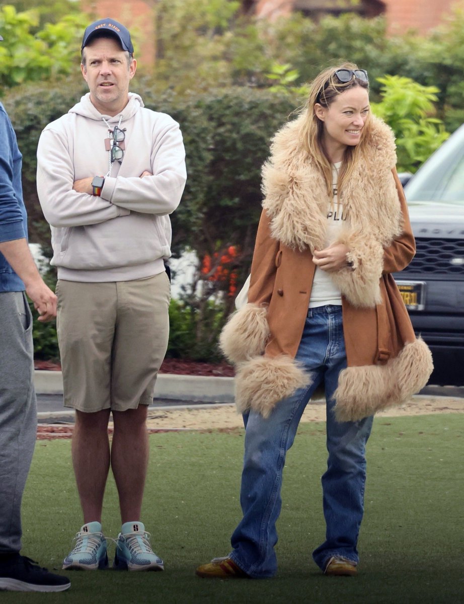Olivia Wilde and Jason Sudeikis in Los Angeles, CA.