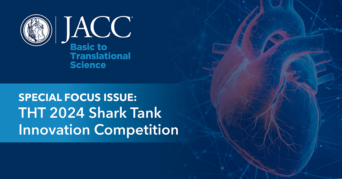 This #THT2024 Shark Tank edition of #JACCBTS presents 5️⃣ research letters from emerging startups, showcasing their pioneering technologies for #heartfailure management. Browse the research letters here: bit.ly/3JwWgCc #TranslationalScience #BasicResearch @crfheart