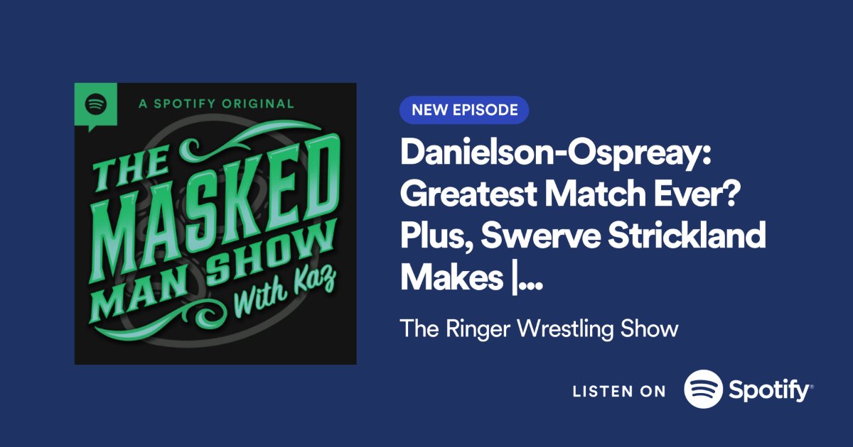 🚨HUMANOIDS🚨 @DavidShoemaker & @Kazeem recap a history making night from #AEWDynasty including Swerve becoming the World Champion, Danielson and Ospreay having what many call the greatest match on American soil, Willow Nightingale’s big win and more! open.spotify.com/episode/0Eqq1b…