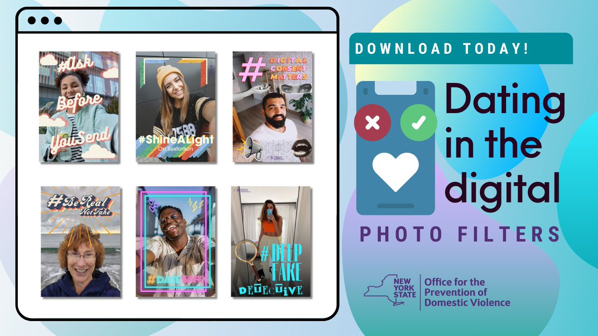 Join New Yorkers who are showing support & standing against digital #SexualViolence by downloanding one of our #SAAM2024 social media & dating profile filters! Choose from #DeepFakeDetective, #DigitalConsentMatters, #BeRealNotFake & more! ow.ly/rhah50R8vag