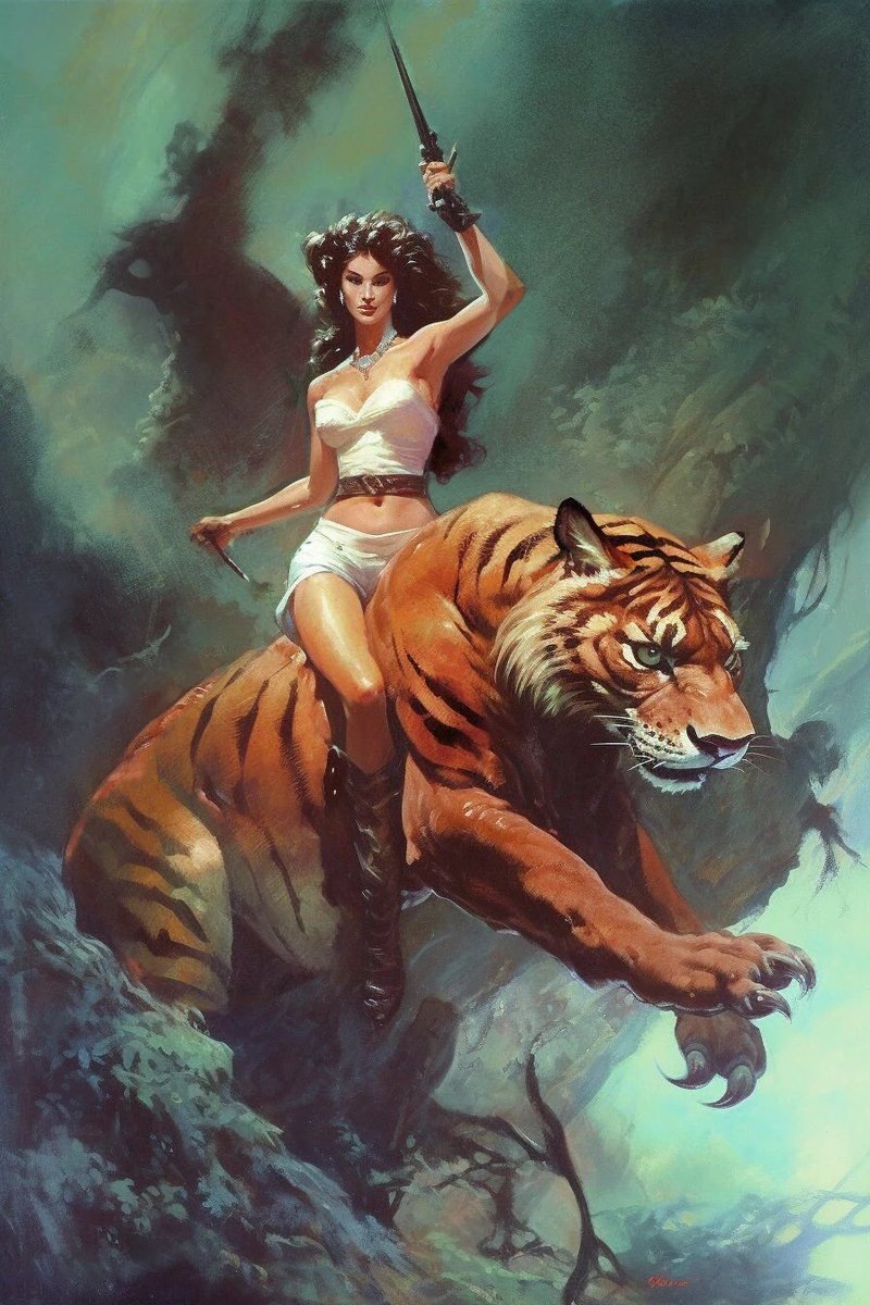 I don't know that you CAN ride a rampaging tiger bareback, but even if you can, I'm pretty sure that's not how you do it.