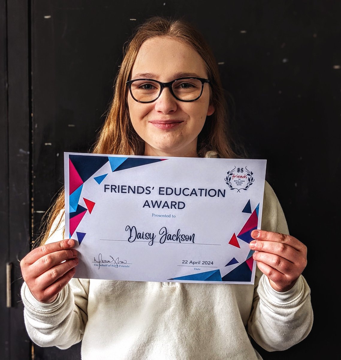 RHSBDrama's tweet photo. We're extremely proud of our Scholar Daisy, she is using her Friend's Education Award to fund a Summer Intensive Course at Trinity Laban. 
#dramaforlife
#designedforlife
#forgirlsforlife
@RoyalHighBath @GDST @TrinityLaban https://t.co/48cAwu3T9A