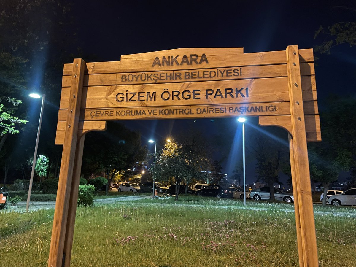 👉🏻Ankara Büyükşehir Belediyesi tarafından Çamlıca Parkı’nın ismi “Gizem Örge Parkı” olarak değiştirildi.