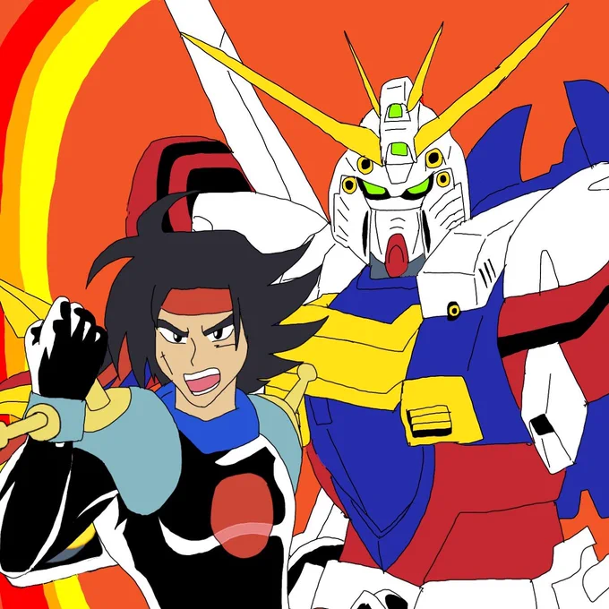 #Gガンダム30周年 30周年おめでとうございますGガンダムは良いぞ 