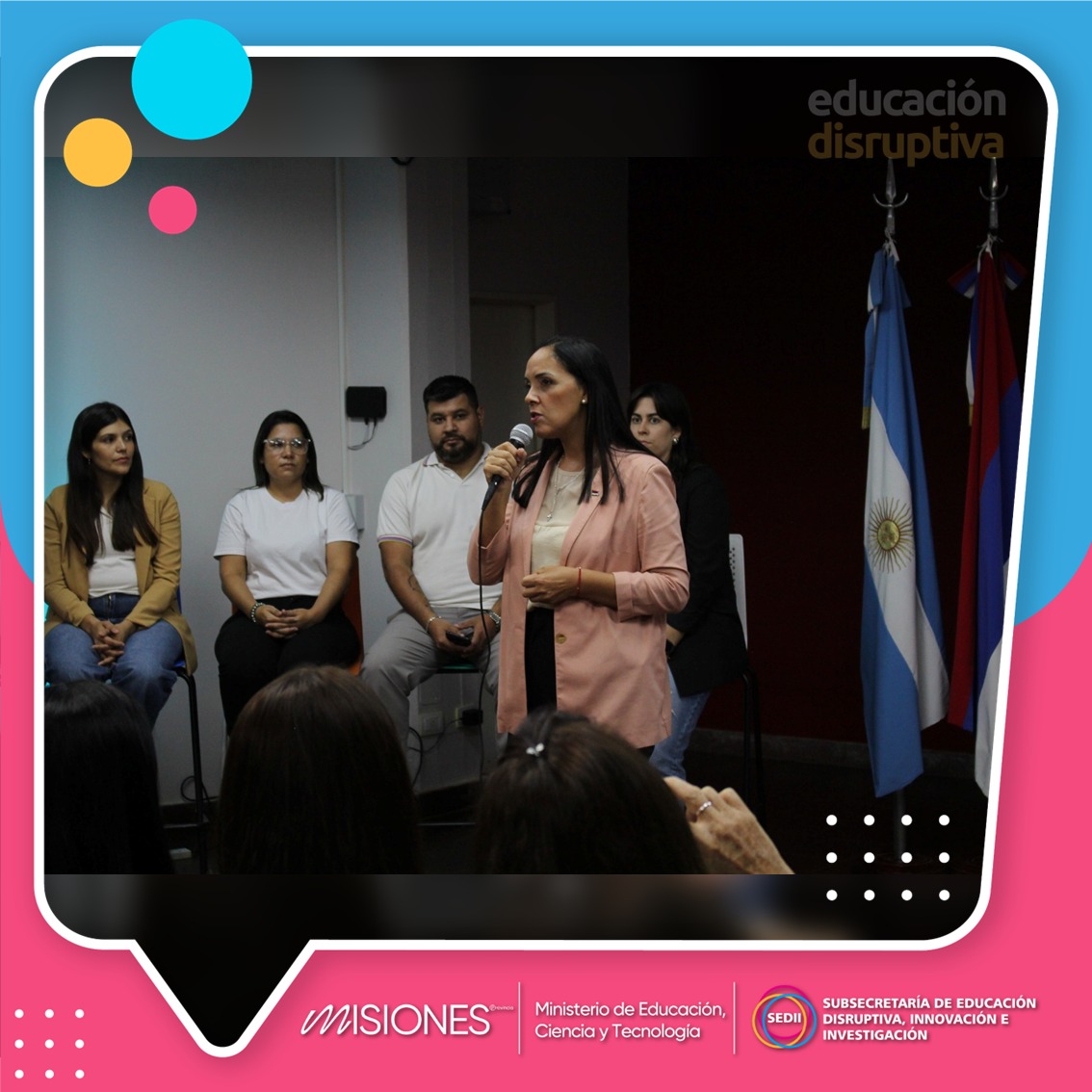 DisruptivaMnes's tweet photo. 💻 Para participar, deberás inscribirte a través del SIRyC ‼️

👀 Si queres saber más, te pedi0mos que estés atento a nuestras redes 🙌
.
.
.
#CrecimientoProfesionalDocente2024 
#SomosEducaciónDisruptiva
#EducaciónMisiones https://t.co/OCSnoSVy1a