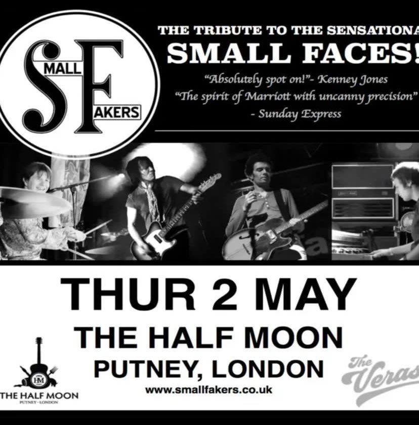 Coming up.. Small Fakers at @HalfmoonPutney