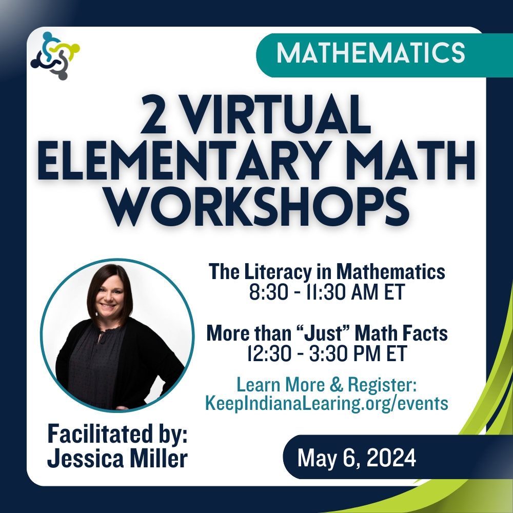 Elementary Math Teachers & Coaches, have you seen the May 6 virtual options with @JLMillerIC? Check them out! Learn more & register today - kinl.cc/math