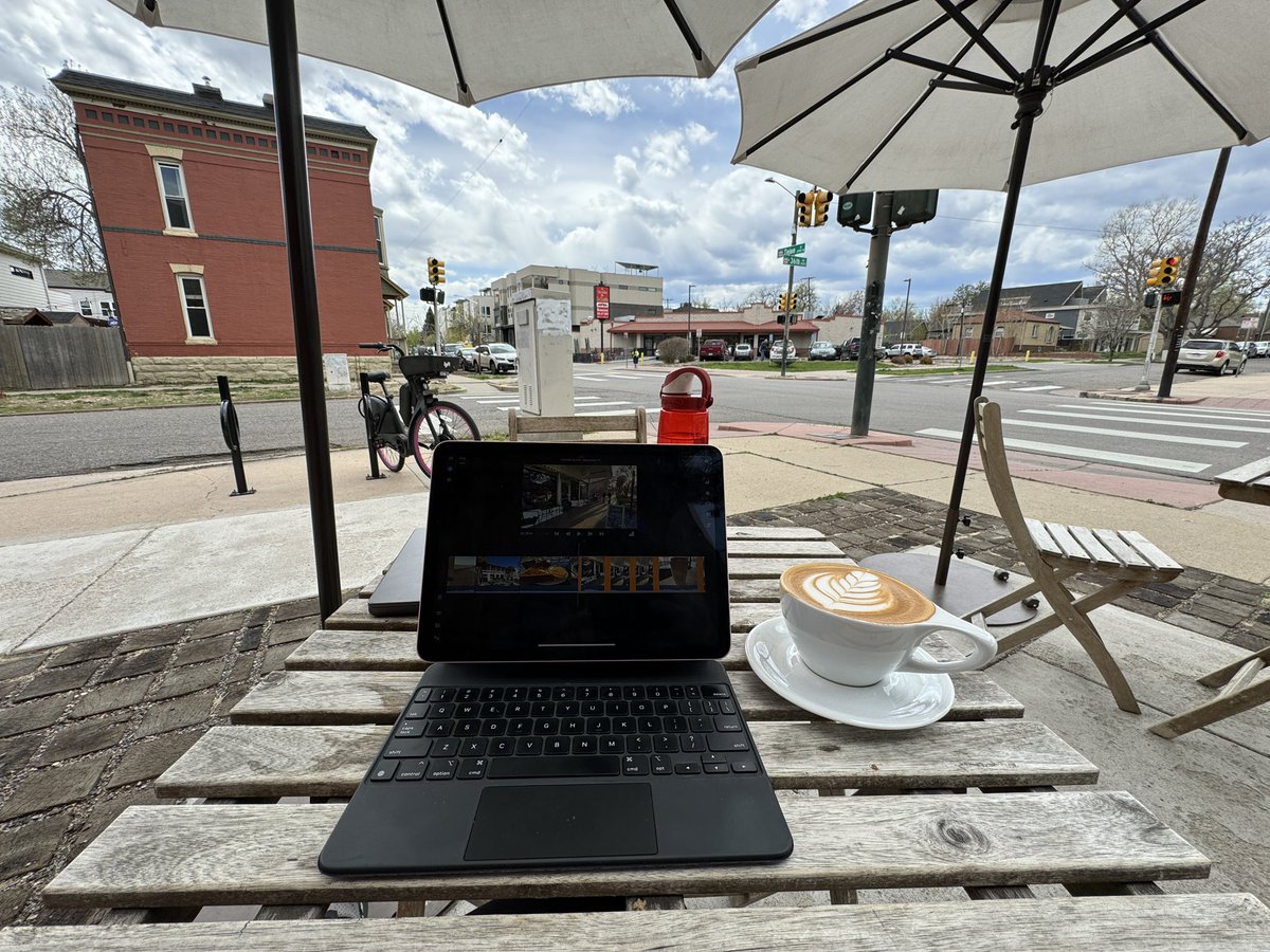 It’s an outside office kind of day in Denver. 😁