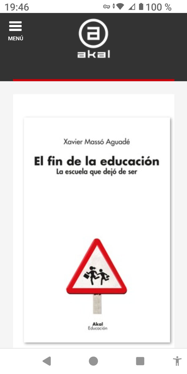 👆 #IIIOCREpistemeMadrid ✍️ Últimas inscripciones: fundacioepisteme.cat/congres/ 🎯 @XmaSecundaria, hace 3 años ya decía en su libro 'El fin de la educación': ' ... si la escuela deja de cumplir su función, nadie puede hacerlo por ella.' 🔥 ¿Podremos conseguir q recupere su función?