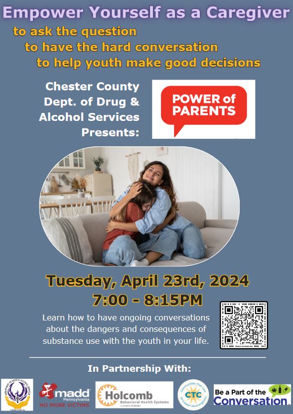 This great event is happening TOMORROW (4/23)! Please join us tomorrow evening at 7:00pm to learn how to have ongoing conversations about the dangers & consequences of substance use with youth in your life. Register now: us02web.zoom.us/meeting/regist… #CommunityPartners