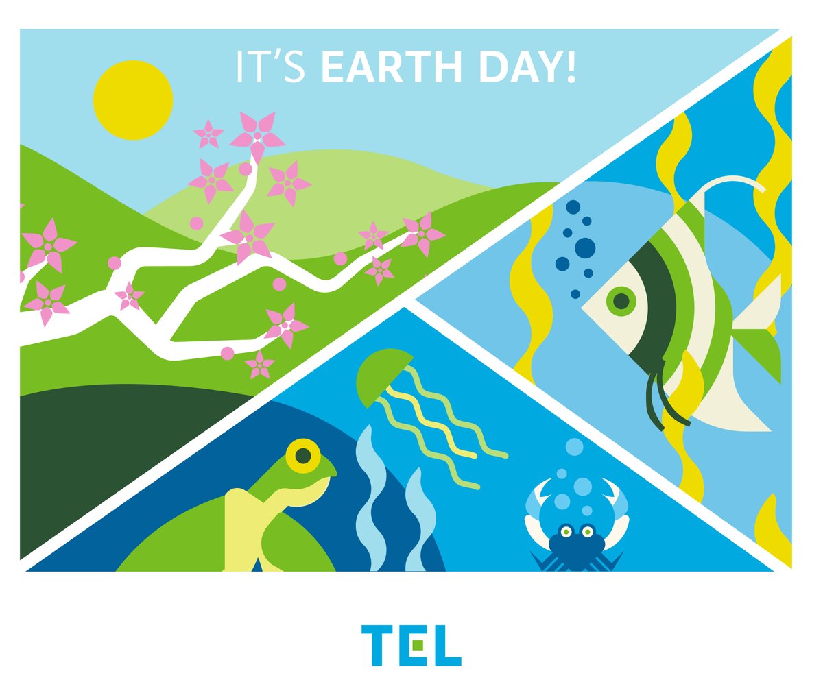 Today is #EarthDay!🌍 Sustainability is a core driver at #TEL. We understand the importance of reducing our environmental impact and encourage everyone to do their part to create a more sustainable future.
