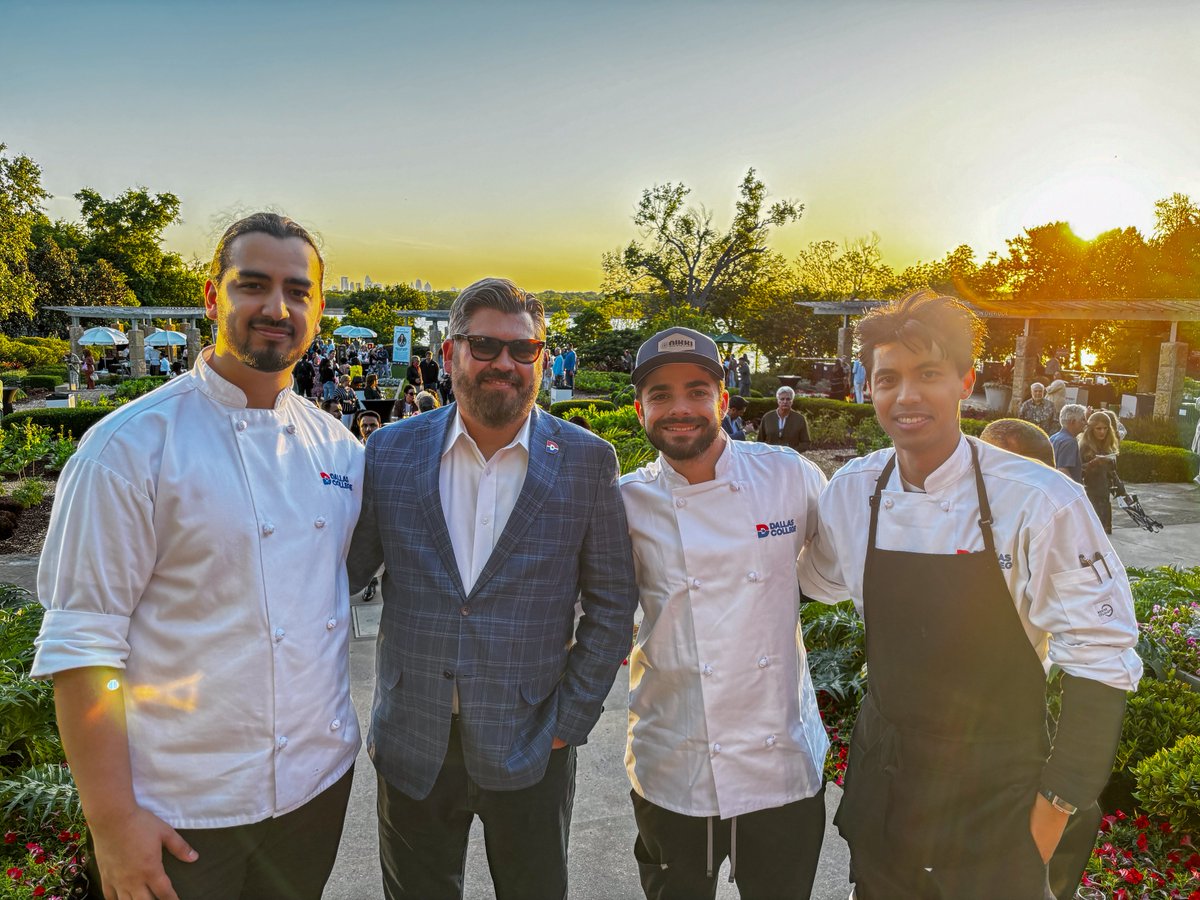 What an inspiring start to the week with my family at Bits and Bites! Our annual event at the @DallasArboretum celebrates the accomplishments of our @dallascollegetx culinary students and connects them with alumni chefs for the ultimate mentorship opportunity! #BitsandBites2024