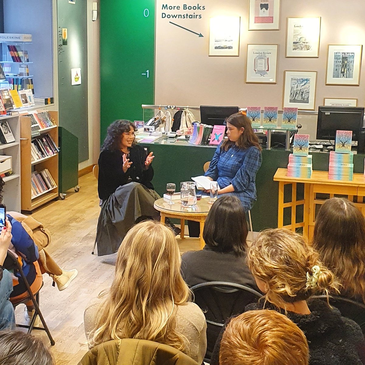 Saraid de Silva discussing her debut novel AMMA with Nina Mingya Powles at our sold out event at the shop tonight londonreviewbookshop.co.uk/stock/amma-sar…