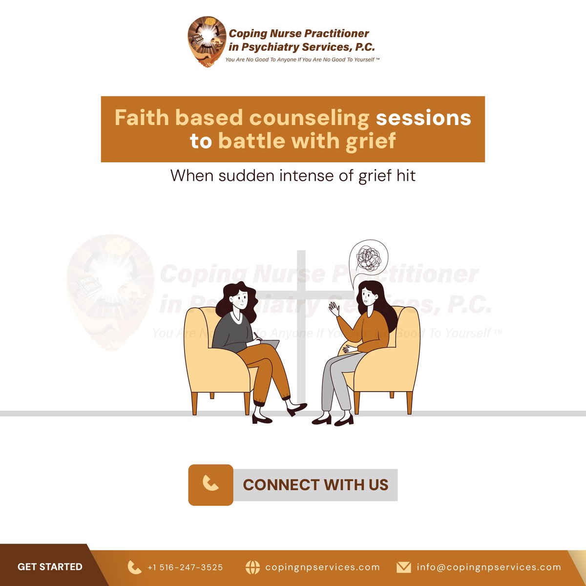 Connect with us for initial consultation!

#copingnpservices #mentalhealthservices #MentalHealth #mentalhealth #telementalhealth #Bronx #Brooklyn #manhattan #statenisland #coachingtips #grief #griefcounseling #griefjourney #griefsupport #griefrecovery