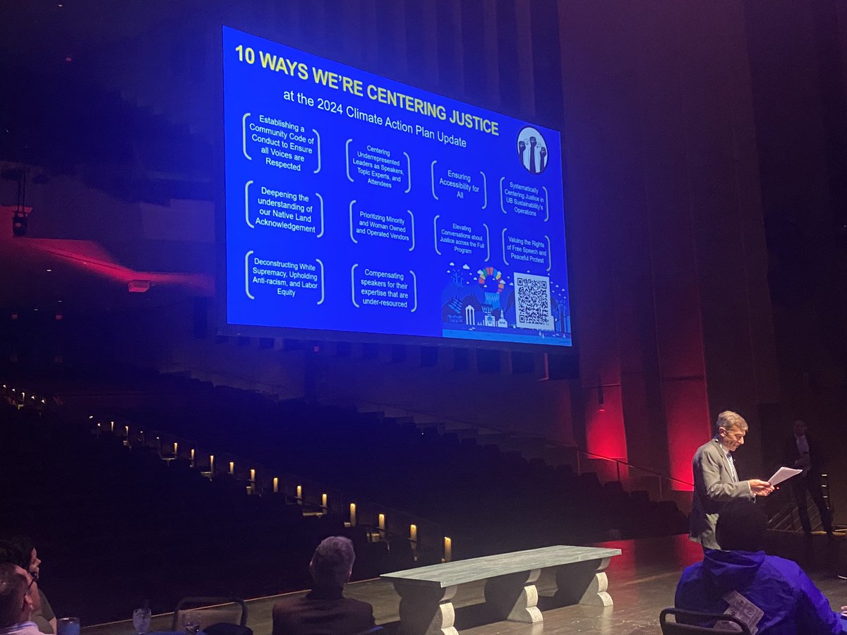 Great event to kick off #EarthDay2024 today hosted by @UBGreen, @UBuffalo’s Sustainability Team led by @RyMcPherson! Inspiring students, faculty, and staff working to achieve true @ClimateJustice.