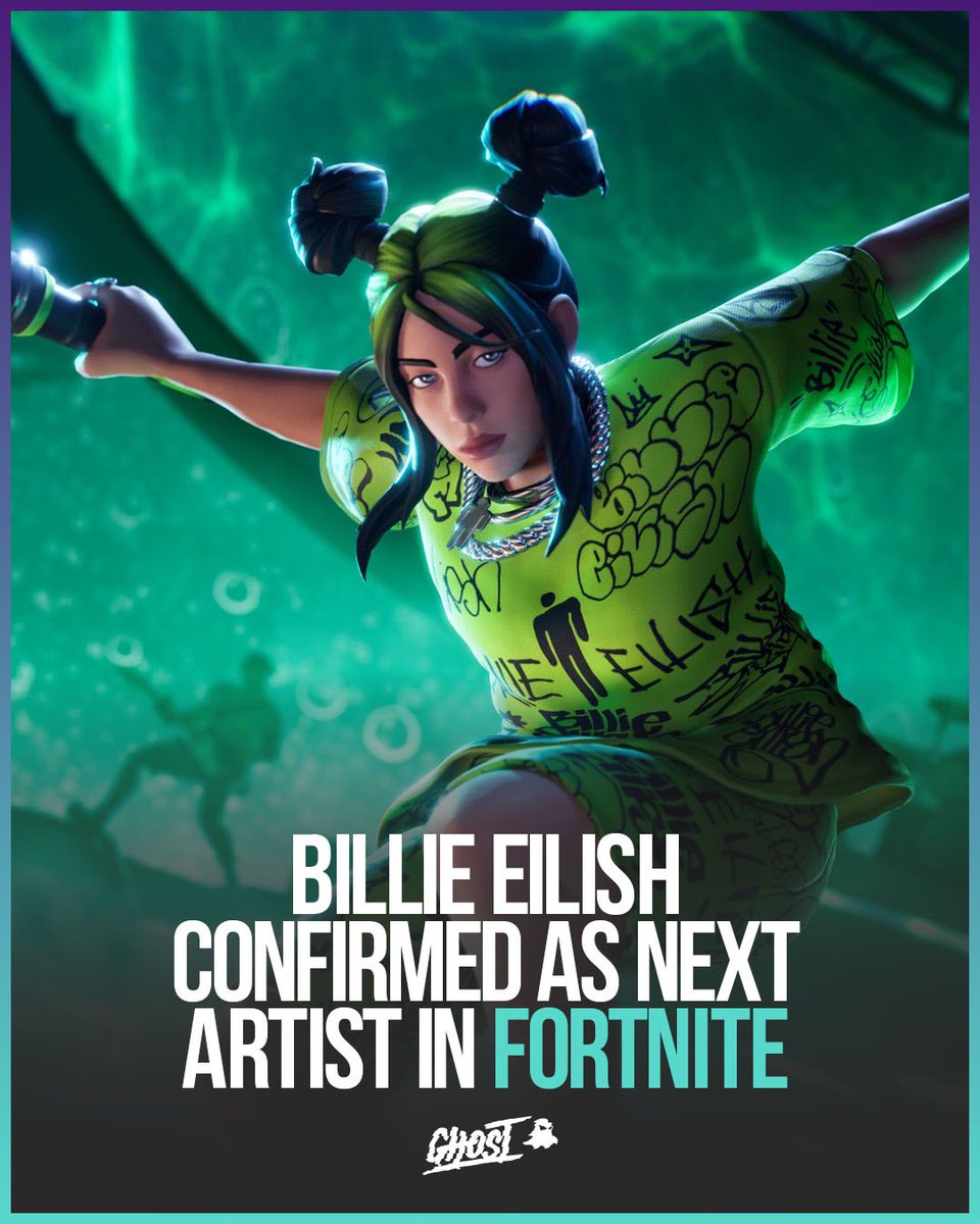 Billie Eilish is hitting the Main Stage for Fortnite Festival on Tuesday, April 23rd 🎤