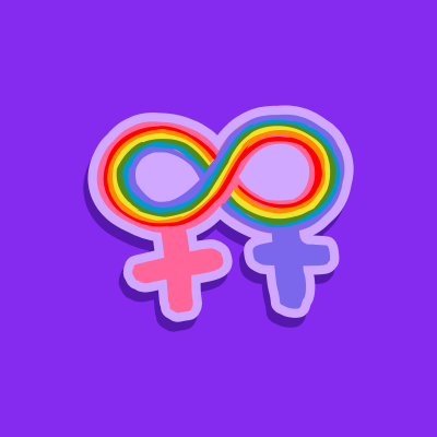 Dracononite's tweet photo. hello fellow autistic lesbians 🌈💜 #LesbianVisibilityWeek #AutismAcceptanceMonth https://t.co/rX2Hw3IqMi