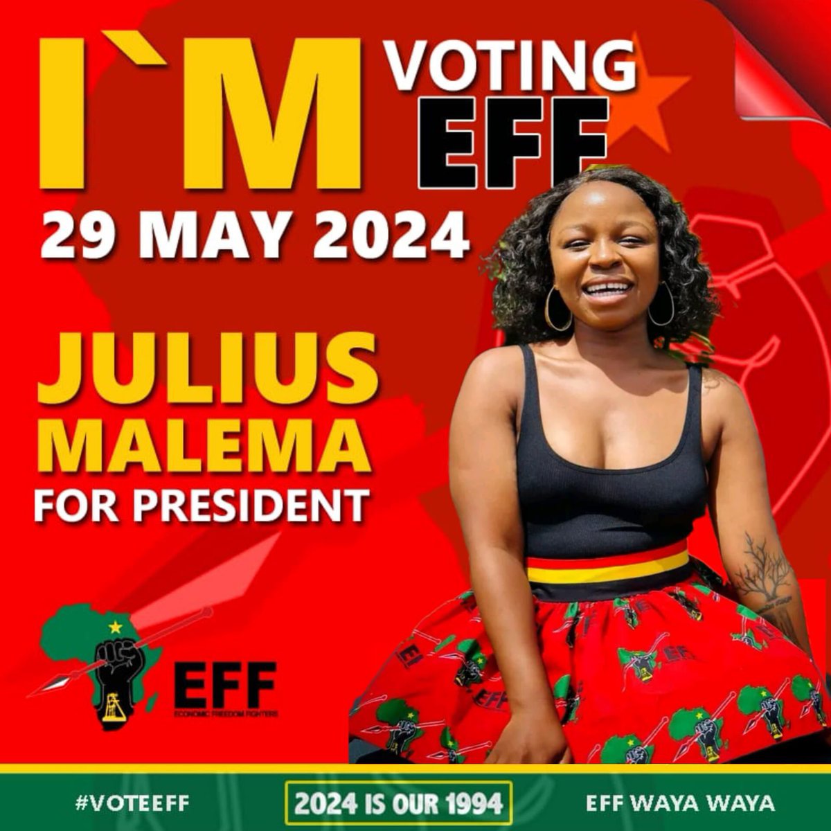 Media: Malema is done with Naledi! Malema: The CETF has appointed @NalediChirwa as The EFF National Youth Coordinator. Media: 🤐🤐🤐🤐 Welele 🥶 Good Night MaFighter ❤️🖤💚 #MalemaForSAPresident ✊🏾