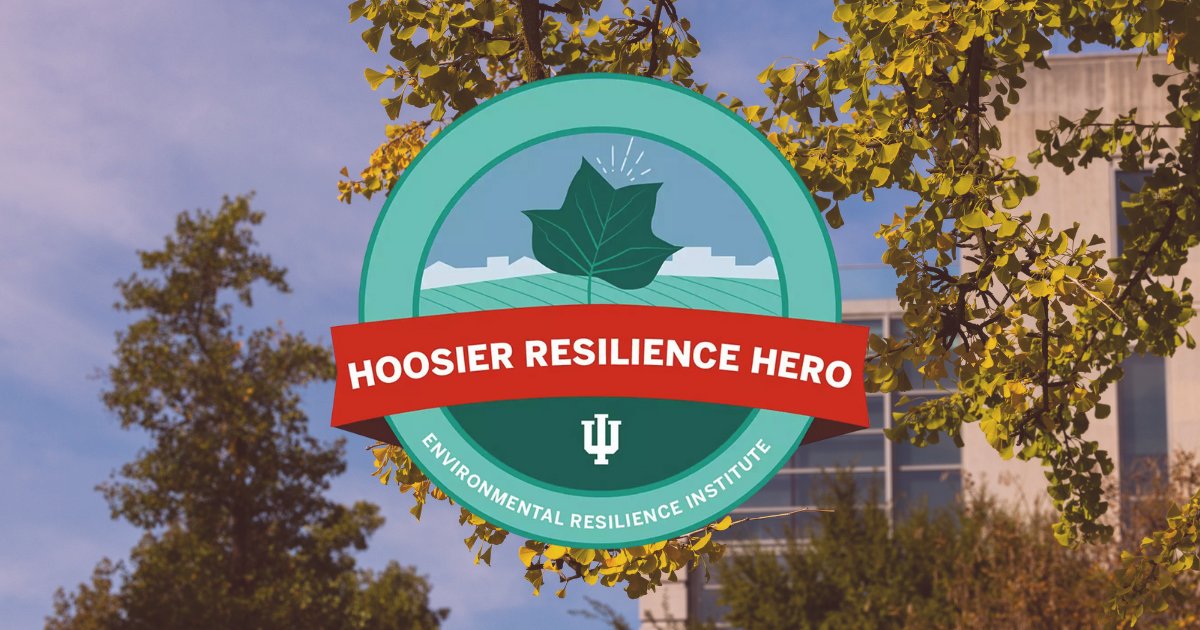 12 Indiana residents have been honored as Hoosier Resilience Heroes by @Prepared4Change. Learn how their work is helping lead to a healthier and more sustainable Indiana. bit.ly/3Umwff7