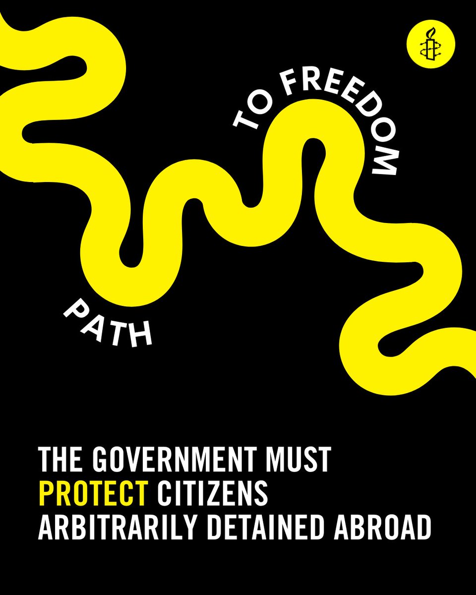 Exercising your human rights should never come at the cost of your freedom. For British citizens arbitrarily detained abroad for doing just that, freedom means everything. Help make the path to freedom a reality, act now: amn.st/6005buVoh