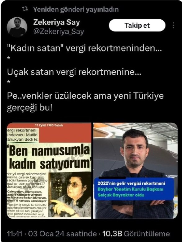 Nankòrlerle Duyrulur Nereden Nereye. 👊👊👊 'Kadın Satan' Vergi Rekortmeninden...!!! Uçak Satan Vergi Rekortmenine.!!! Pe..venkler Üzülecek Ama Yeni Türkiye Gerçeği Bu!