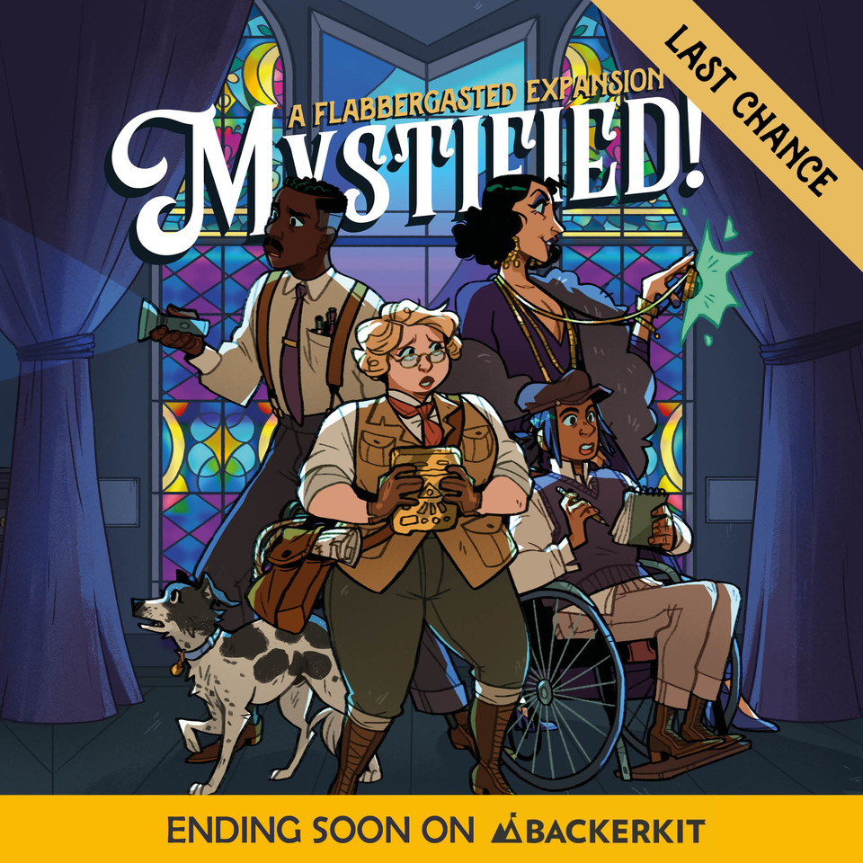 🚨 4 days left till the end of our #backerkit campaign! 🚨 Last chance to get our award-winning 1920s #TTRPG #Flabbergasted! and its first expansion #Mystified! 🌟 backerkit.com/c/projects/the…