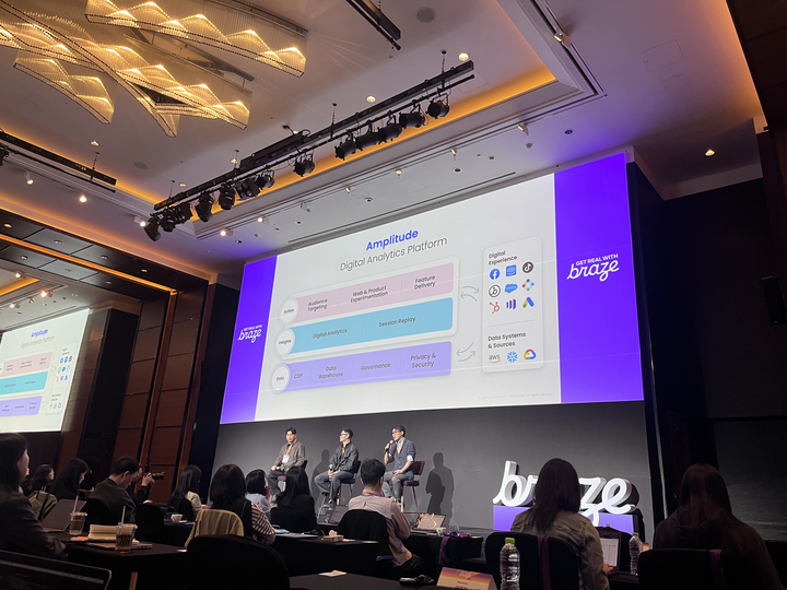 Last week we took the stage with our friends from 29CM at @Braze's Get Real With Braze event in Seoul 🇰🇷 Here are some of our key takeaways: 🔎 Marketing is becoming MORE personalized 🔑 Omnichannel is key 🧪 Always be A/B testing