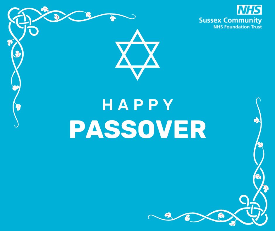We'd like to wish a very happy Passover to our Jewish patients, staff and communities. We hope you enjoy the holiday and send you our best wishes. Chag Pesach Sameach