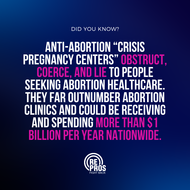 Anti-abortion “crisis pregnancy centers” prey on pregnant people, disseminating dangerous and medically-inaccurate disinformation about sexual health, pregnancy, and abortion. Read @garnethenderson's groundbreaking research on CPCs and their funding here: rewirenewsgroup.com/2023/08/30/ant…