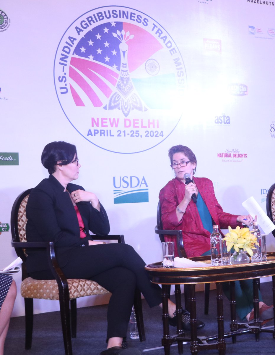 “It is the responsibility of female leaders to make sure the next generation of women in agriculture are educated, encouraged, & empowered to meet the global need for ag & food,” @USDA Under Secretary Taylor said on a #WomenInAg panel discussion during the India #AgTradeMission.