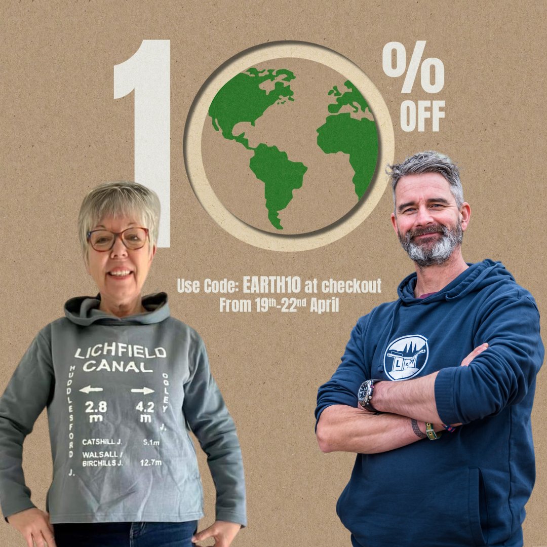 Support us by buying LHCRT clobber and you’ll get 10% off to celebrate #EarthDay2024. All t-shirts and hoodies are organic cotton, recyclable and have low impact printing too. Use code EARTH10 lhcrt.teemill.com #LichfieldLocal