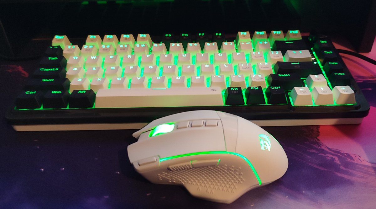 Replaced the #Corsair K60 and the #Logitech G502 Hero. Replaced them with the incredible @Redragonusa K637RGB-Pro and M991. Incredible Keyboard and Mouse for the money. Keyboard is way better than the K60 and the Mouse beats the G502. Longevity is the question that remains.