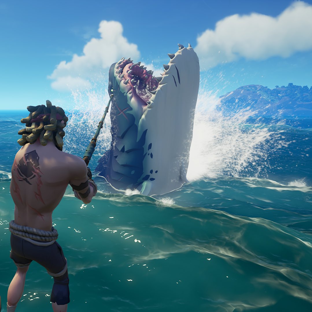 ItsYaBoyR1C0's tweet photo. She’s a fighter!!

#SoTShot Theme: Fancy Fishing 
@SeaOfThieves #SeaOfThieves https://t.co/NAl5zdpSo0