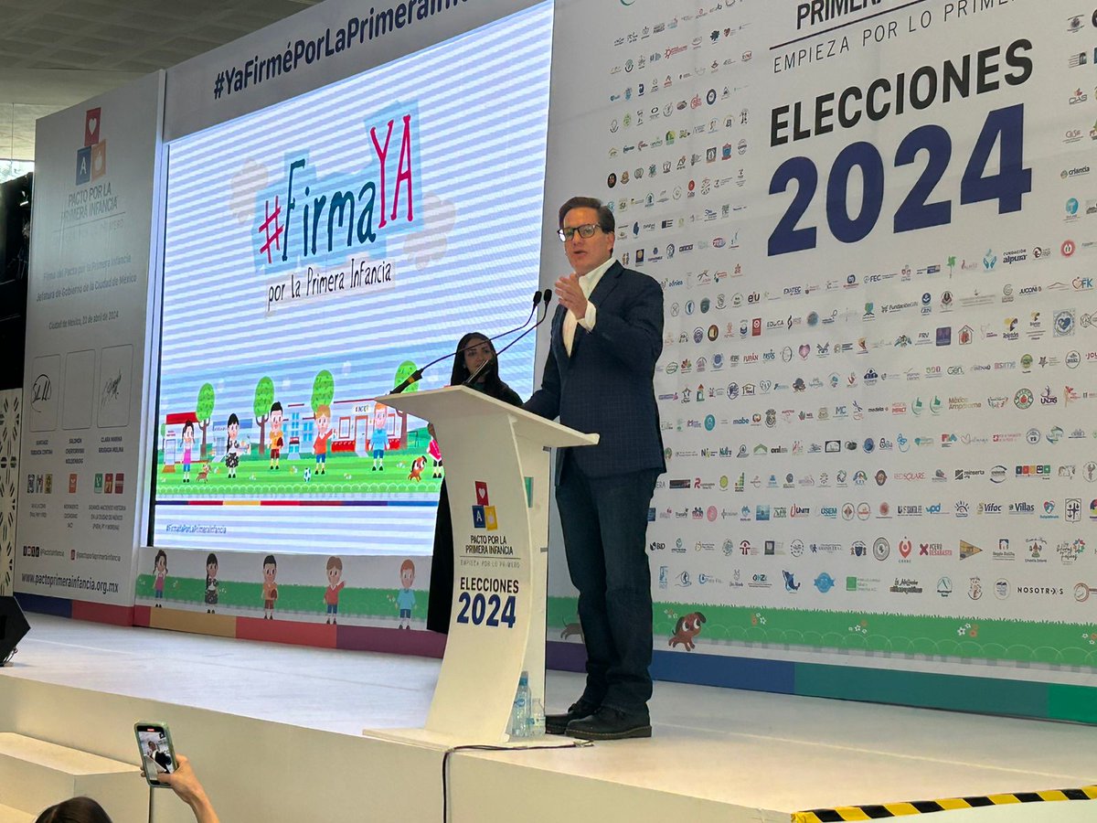 "Comprometámonos todos y todas por cumplir esas metas, porque si las cumplimos vamos a transformar no sólo la vida de las niñas y los niños sino vamos a transformar este país," agrega <a href="/Chertorivski/">Salomón Chertorivski</a> en el Evento de Firma. 

#YaFirméPorLaPrimeraInfancia

youtube.com/watch?v=CzF2Fk…