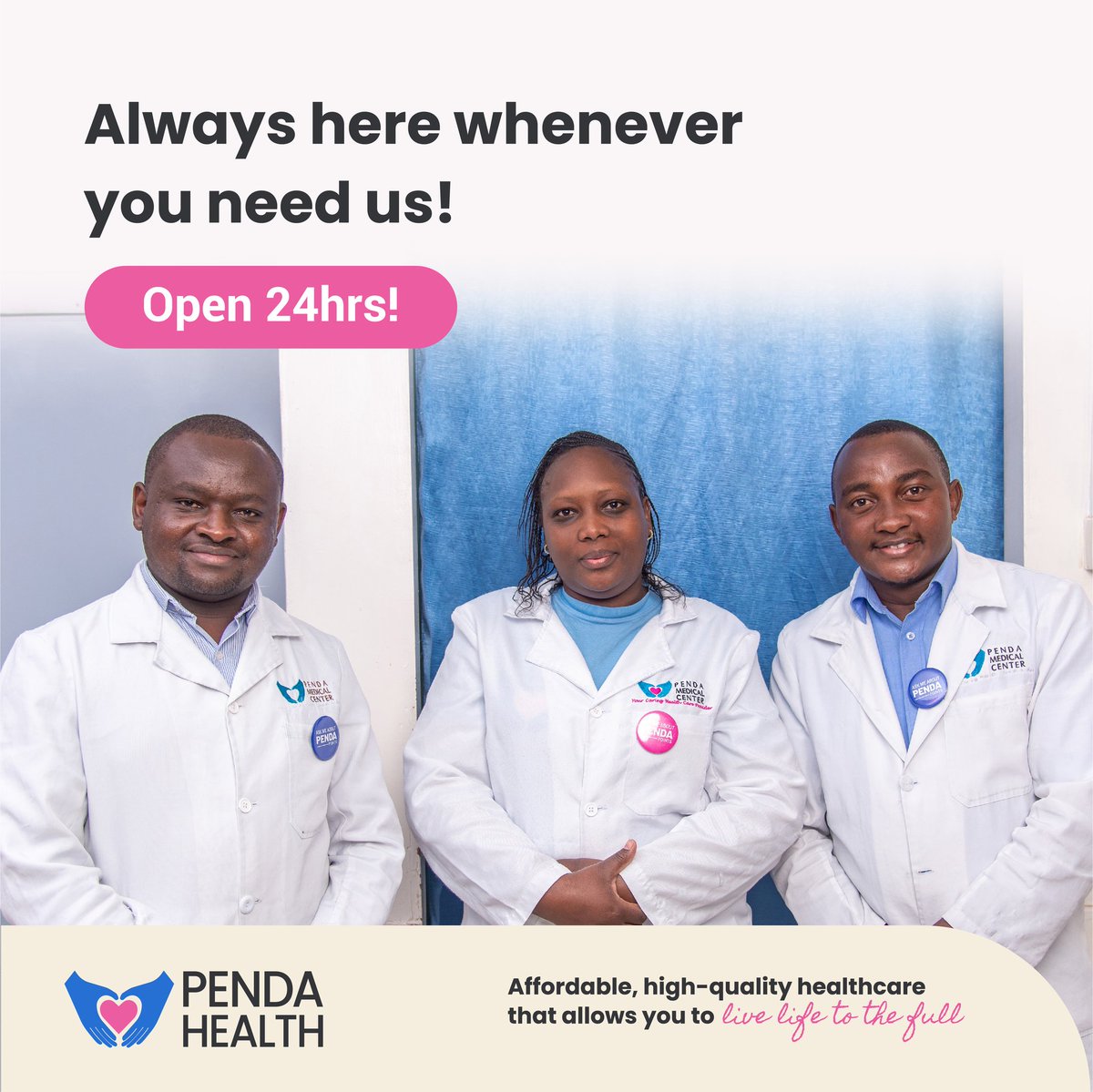 We are here whenever you need us! All our branches are open 24hrs except Kimathi street, Mathare North and Lang'ata which open at 9am and close at 9pm Mon-Sat and 12pm to 9pm on Sun. Pigia Penda on 0207909045 or Chat na Penda on 0207640471.
##livelifetothefull