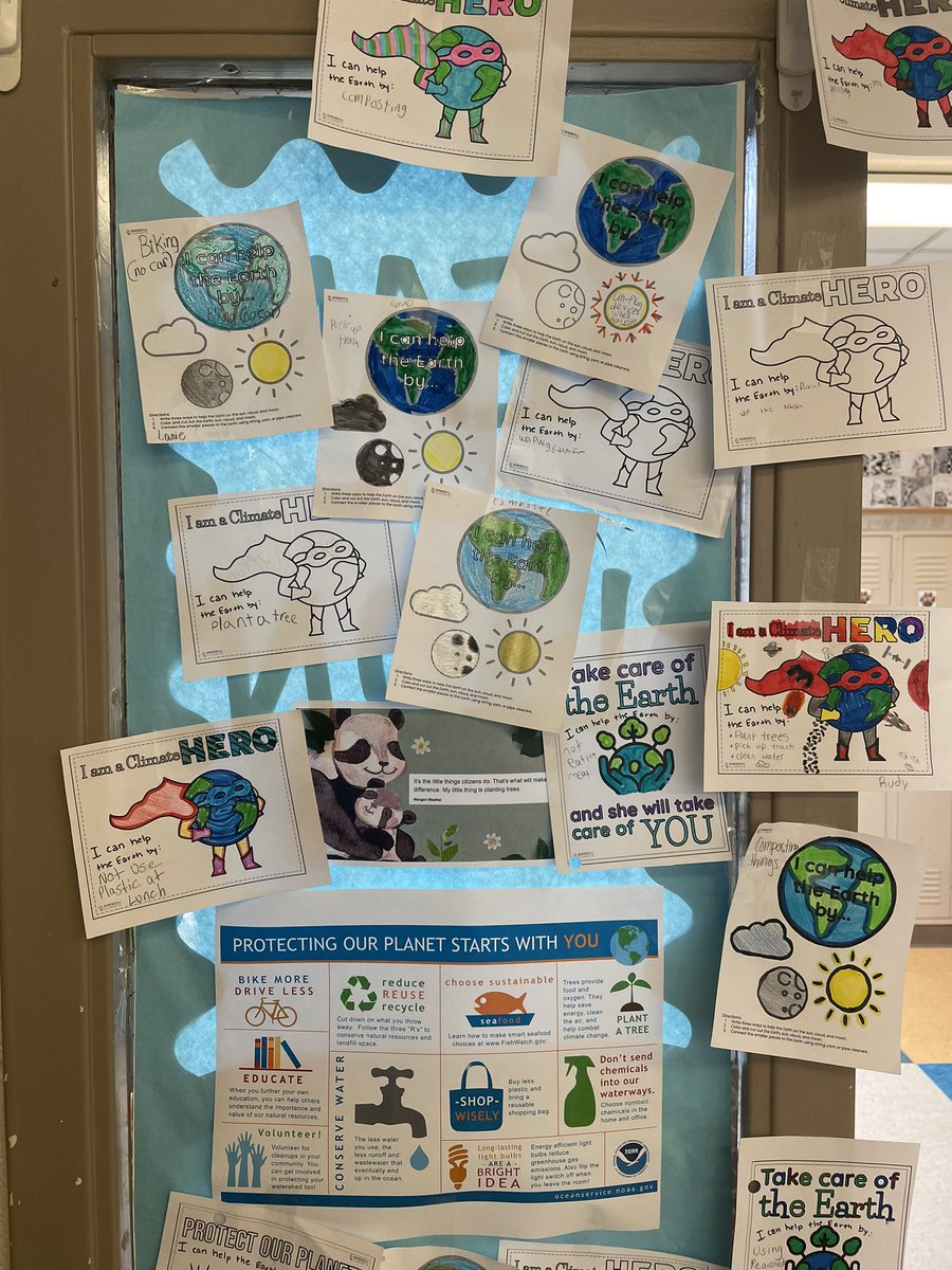 Happy Earth Day 🌎 🌱 🌳 Today we celebrated by learning about the little things we can do to make a big difference!  Each student made a pledge of how they plan to help our Earth 🌎 <a href="/LEelementary/">Lee Eaton Intermediate Knights</a> <a href="/CoachRudowsky/">Bryan Rudowsky</a>