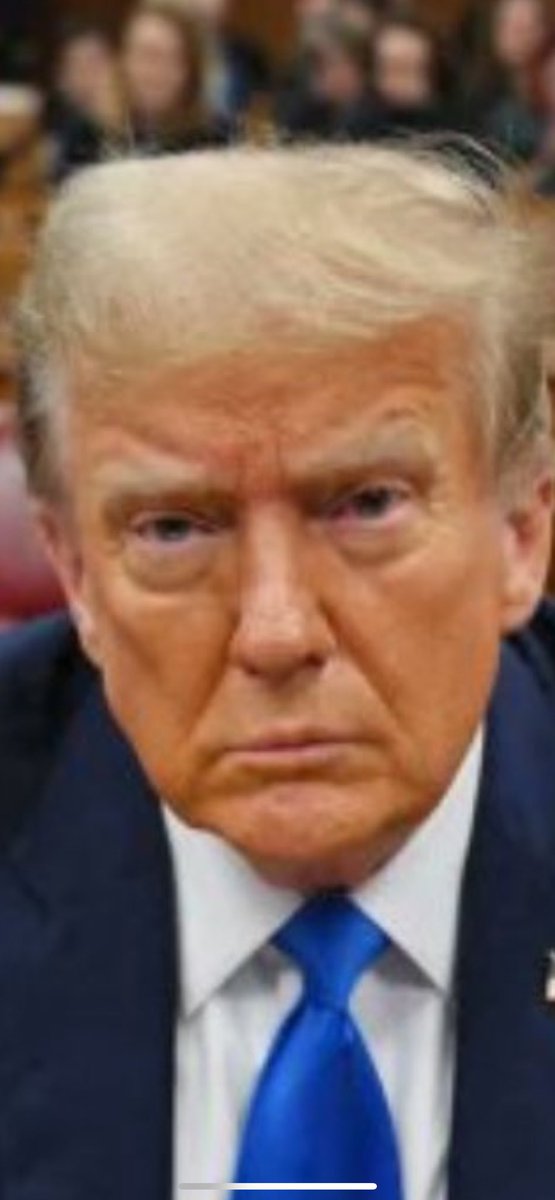 JoJoFromJerz's tweet photo. He can’t stay awake for 5 minutes, smells up the courtroom with his rancid flatulence, won’t look at the jury, not one member of his family is there to support him &amp; he looks like this.

Who the fuck is like, “Yep, that drug-addled, Oompa-Loompa loser should be president again.” https://t.co/njQ8Al9aGC