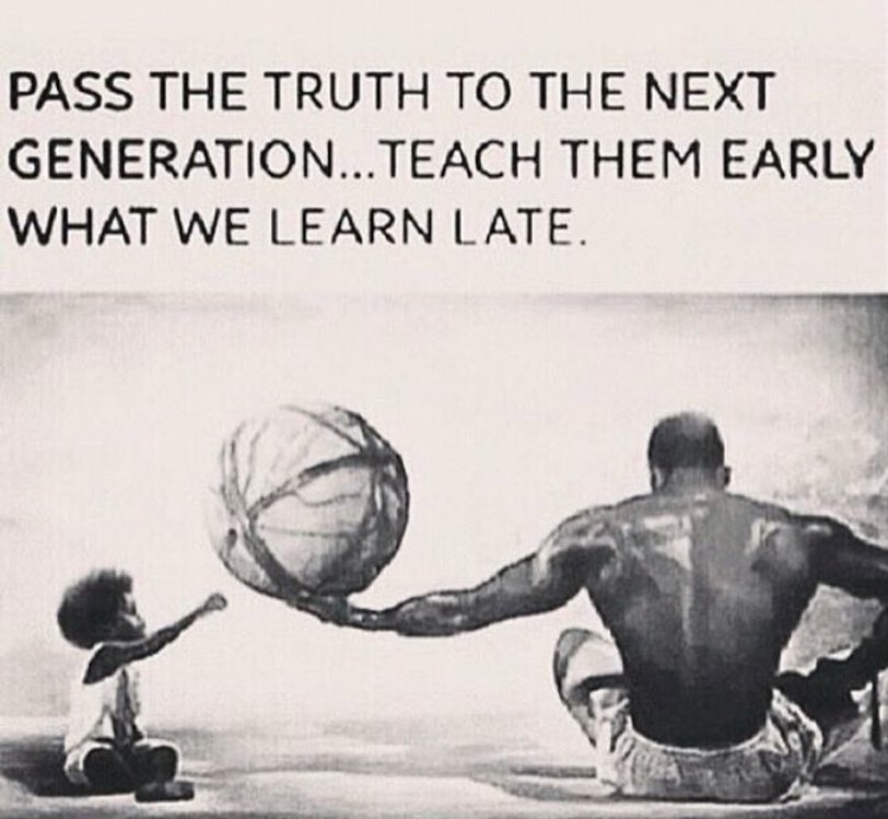 Teach your Children, sibling sand  friends about African history and culture 
Educate them on their history and heritage things we learned late let them know early