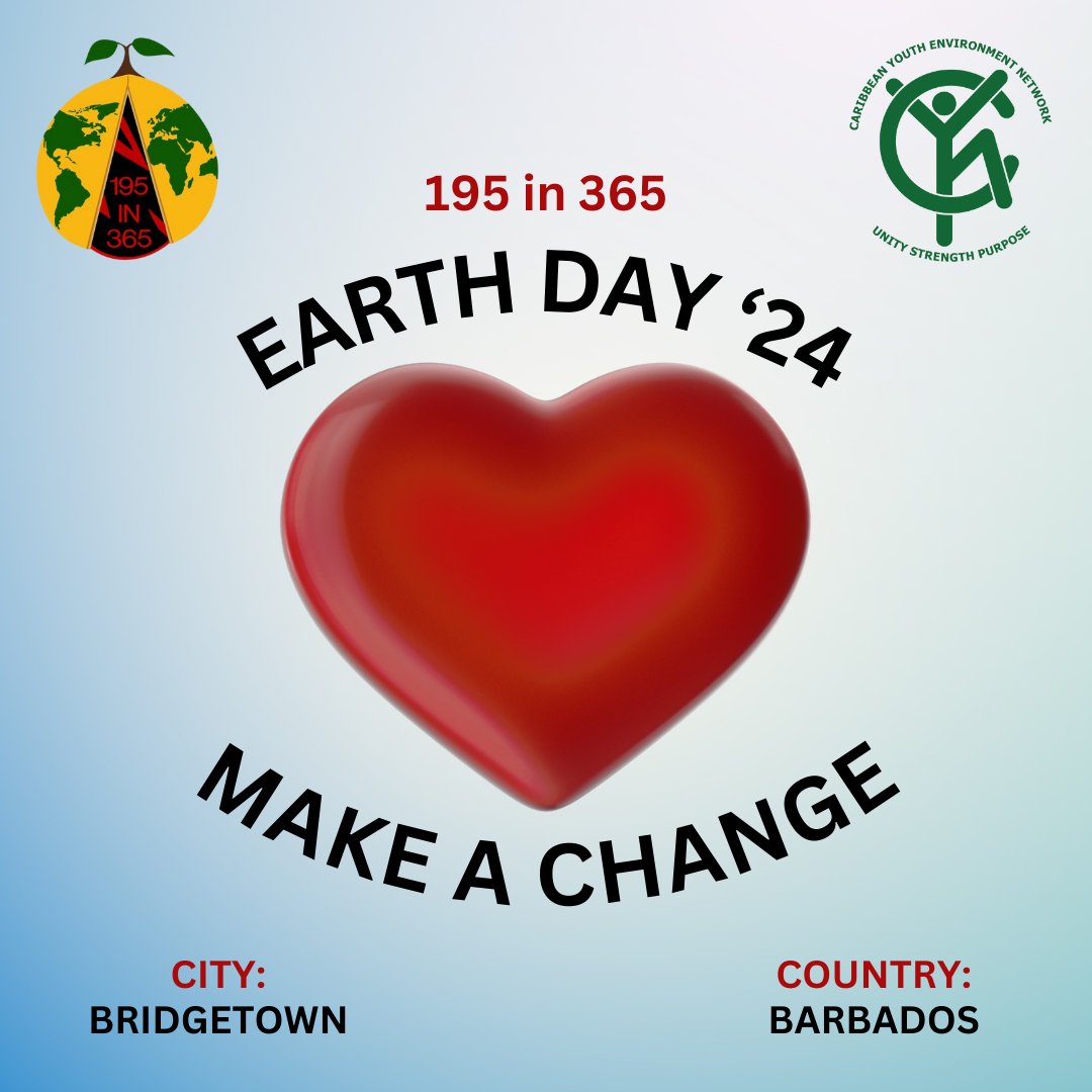 CYENBarbados's tweet photo. 🌍💚 This Earth Day, join us as we take on the challenge of "Planets vs Plastics" to safeguard our Caribbean paradise. Together, let's reduce, reuse, and recycle to protect our oceans and marine life! 🌊🐠 #EarthDay2024 #CYENBarbados #PlanetsVsPlastics https://t.co/Pntnd8yBHz