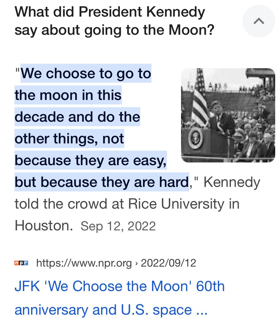 @stayingsaneusa @1Nicdar I think he got the Kennedy quote wrong,