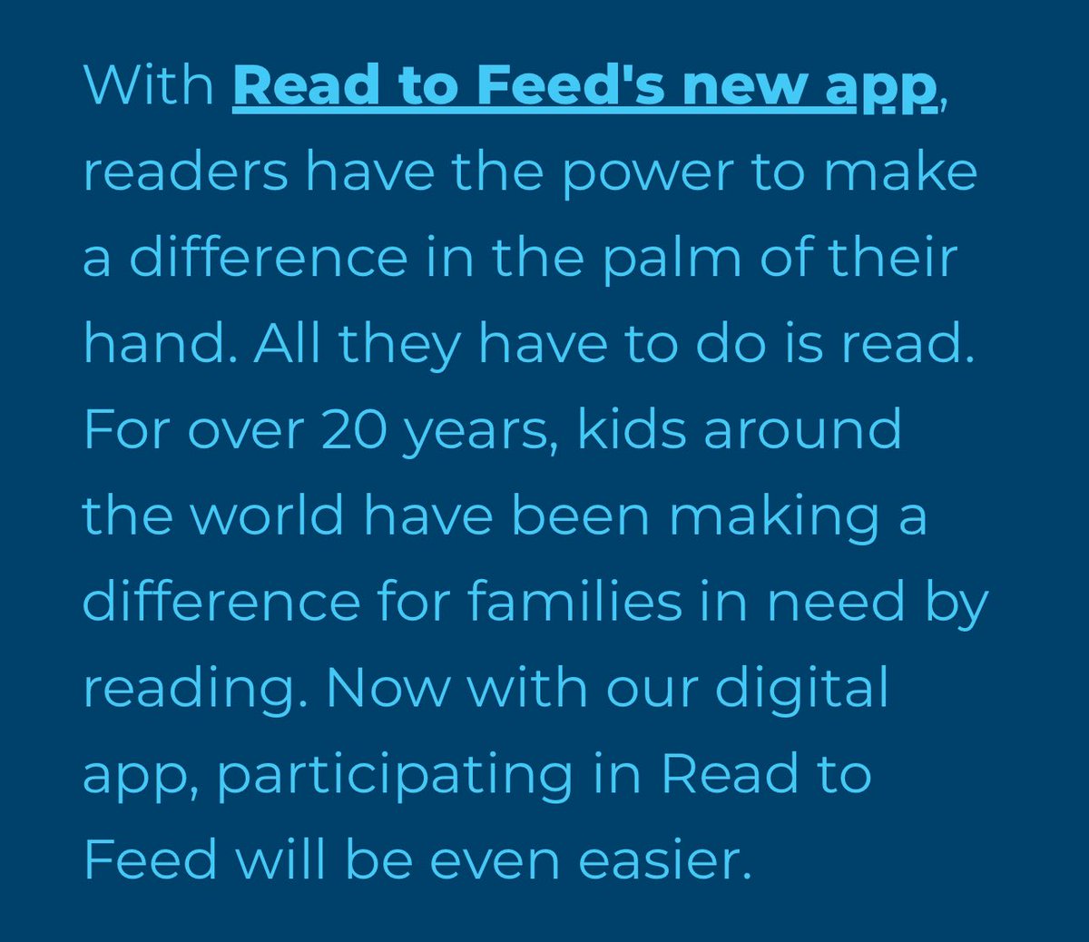 Read2Feed's tweet photo. Have you downloaded our app??! Link in bio and details below! https://t.co/Ia2XqRK41I