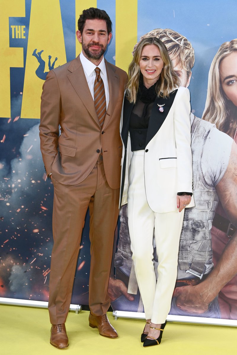 John Krasinski and Emily Blunt attend a special screening of 'The Fall Guy'.