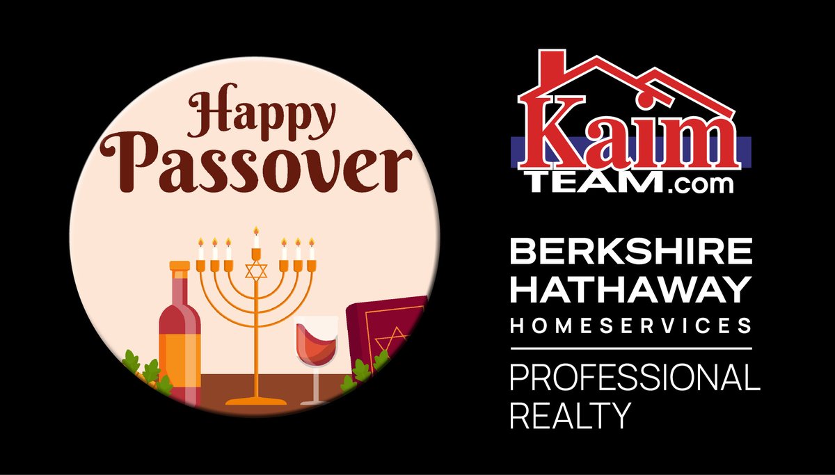 💛 Wishing you a happy and peaceful #Passover! 💛 #themichaelkaimteam #kaimteam #BHHSPro #BHHS #BHHSrealestate
