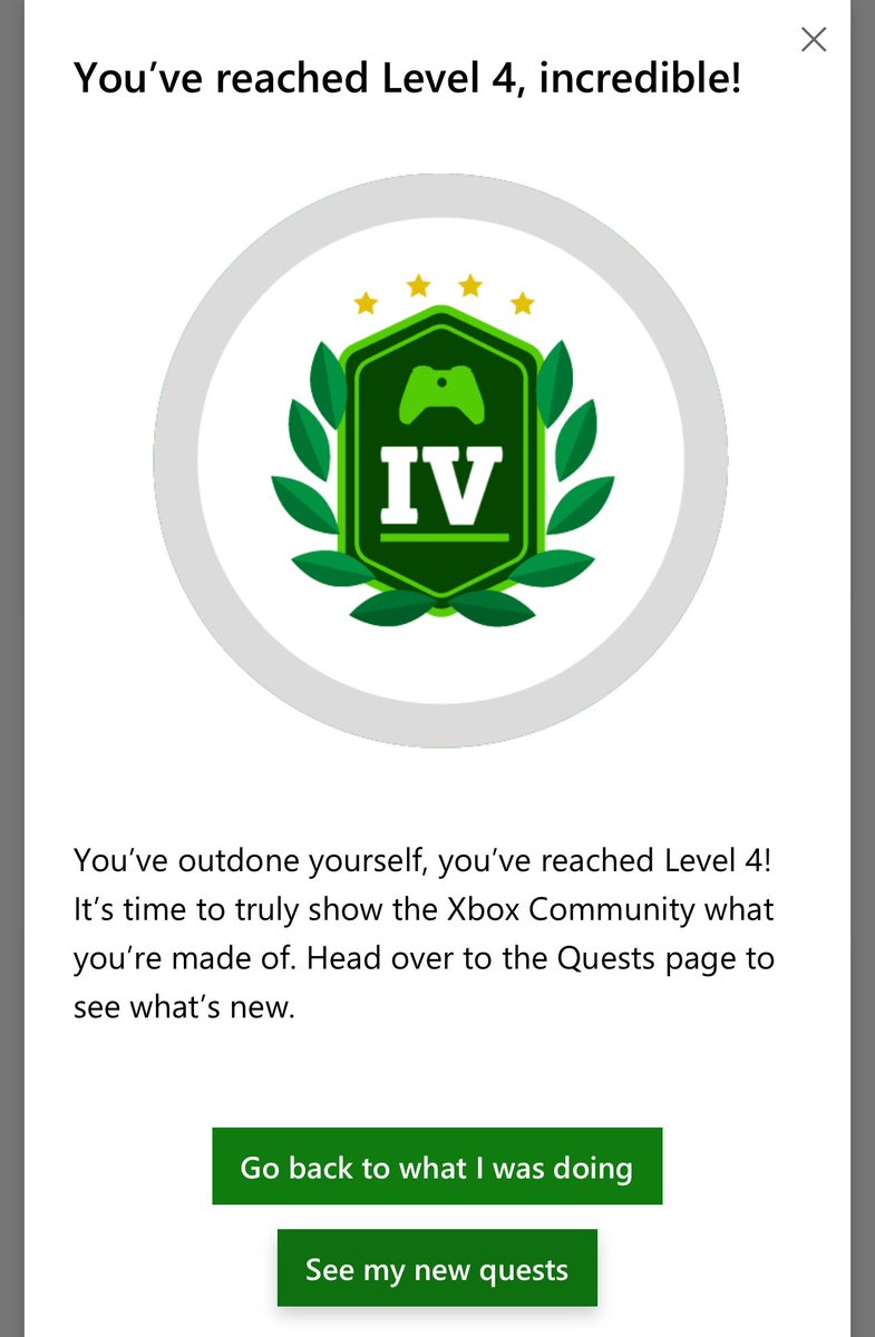 I reached Xbox Ambassador level 4! @XboxAmbassadors