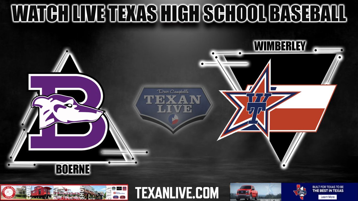 WATCH THIS BASEBALL GAME LIVE Boerne vs Wimberley Tuesday 4/23/2024 @jrod1527 on the call Coverage Begins at 7pm For the Live Link Click Here: bit.ly/3JuSeKH