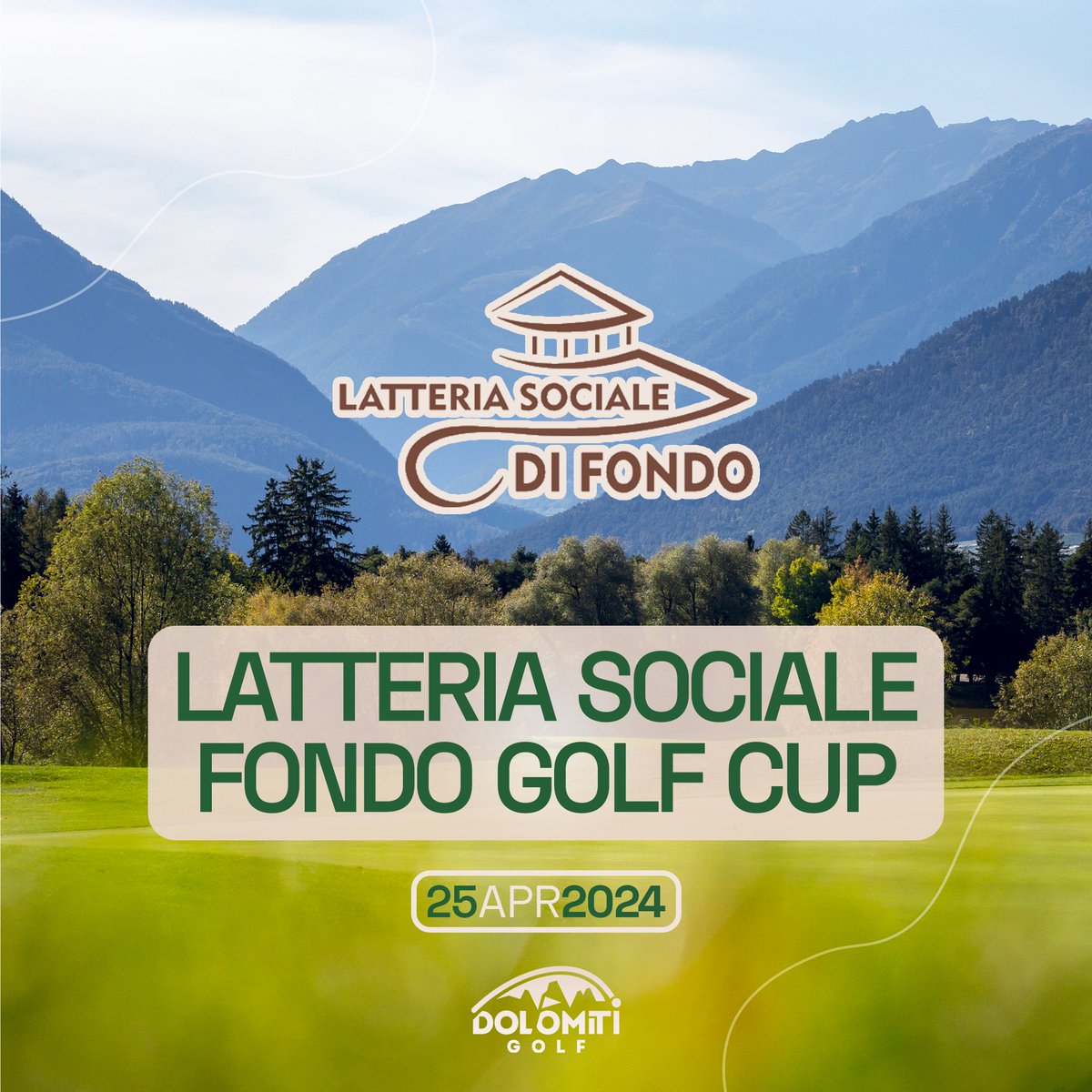 LATTERIA SOCIALE FONDO GOLF CUP
Giovedì 25 Aprile
Stbl. 3 Cat.

DEGUSTAZIONE DI FORMAGGI OFFERTA

Info e prenotazioni allo 0463 832698 oppure a info@dolomitigolf.it 
Vi aspettiamo numerosi!
.
.
.
#dolomitigolf #latteriasocialefondo