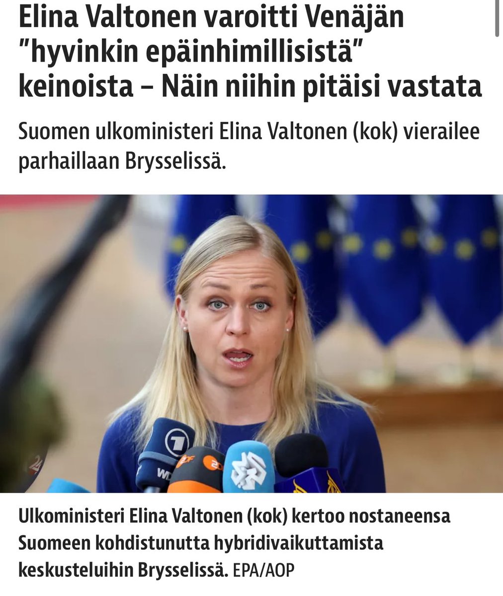 Oon nähnyt @iltalehti_fi n käyttävät tätä kuvaa Valtosesta useampaan kertaan.

Mitäköhän tällä halutaan viestiä? On ihan turha väittää ettei mitään, koska sitähän ei usko kukaan.

Luulisi, että ministeristä olisi edustavampiakin kuvia käytettäväksi kuin tämä.