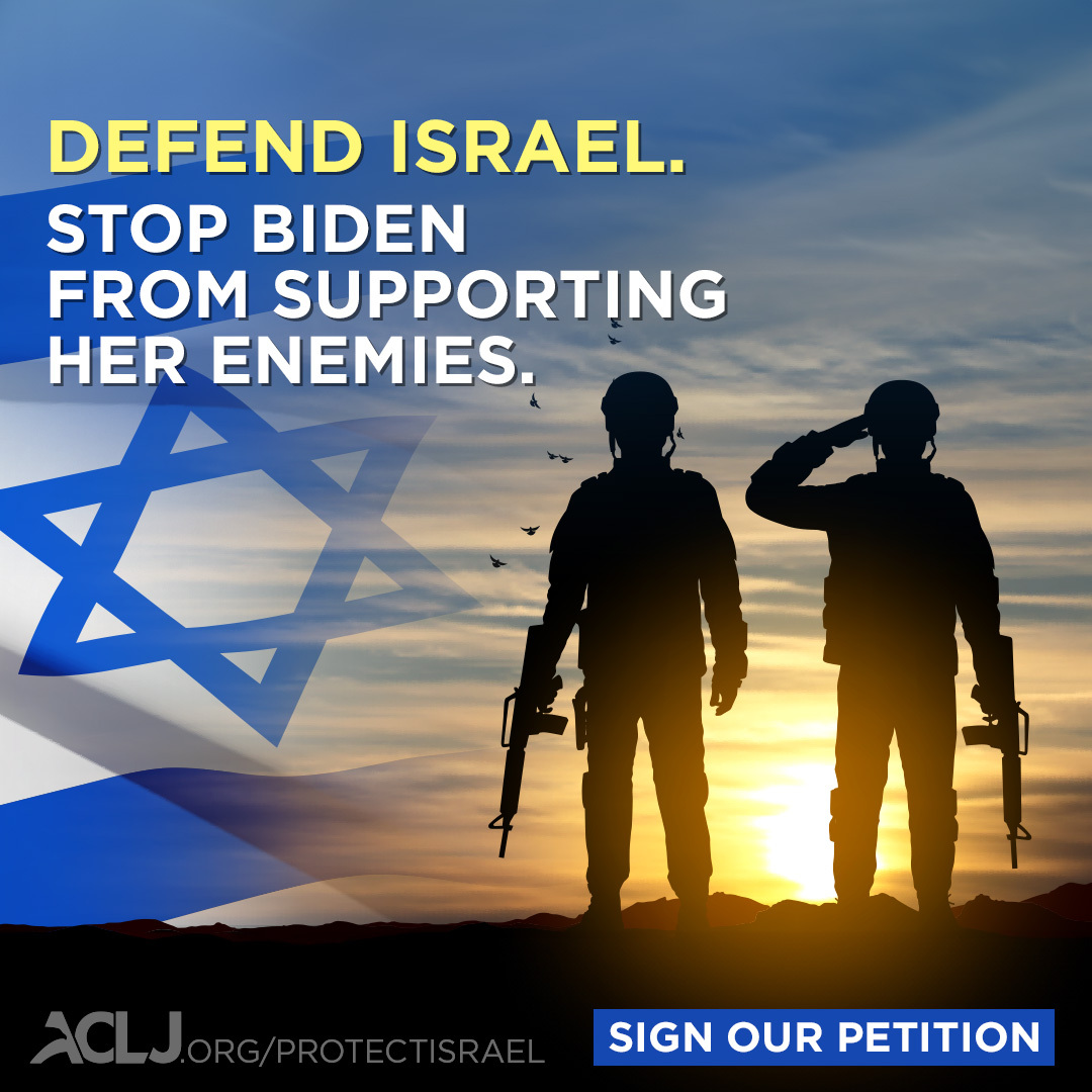 Israel needs us now more than ever. Hamas, Hezbollah, and Iran are all attacking Israel as the Biden Administration betrays our ally. Defend Israel. Pray for Israel. Sign our critical petition now. aclj.org/israel/defend-…