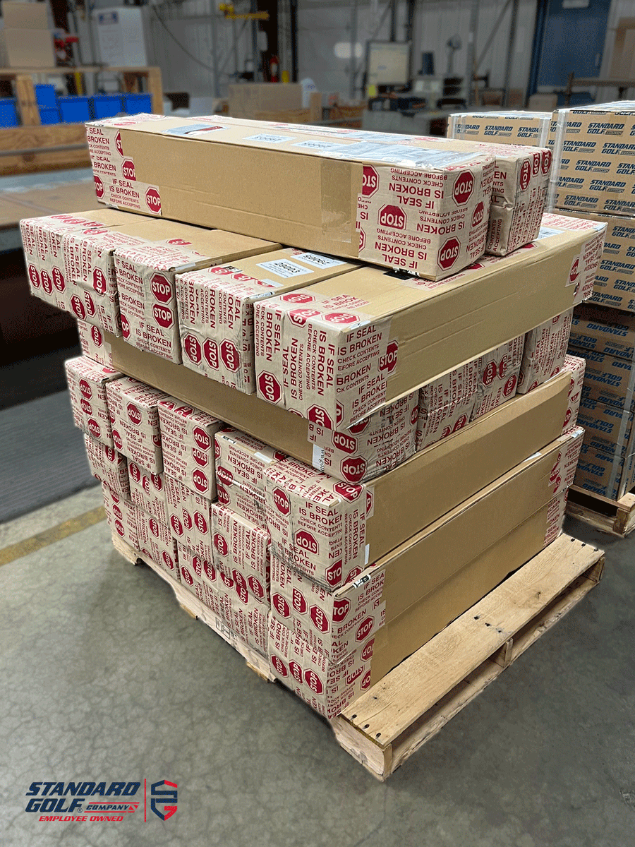 Spring is in the air! Birds are chirping, flowers are blooming, tee sheets are filling up and at Standard, all of our products, including SG Pro Hole Cutters, are heading out the door! We're not just accepting orders, we're shipping them too. ⛳ 📦 #TakingOrdersShippingOrders